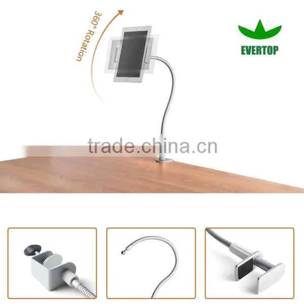 Universal gooseneck tablet table holder for ipad/Lazy tablet table holder mount for bed TS-TPH04