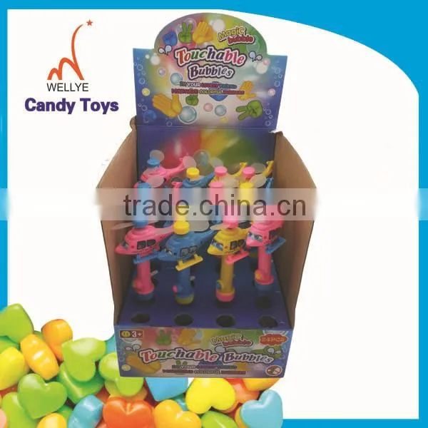 mini plastic promotion toy bear candy toy