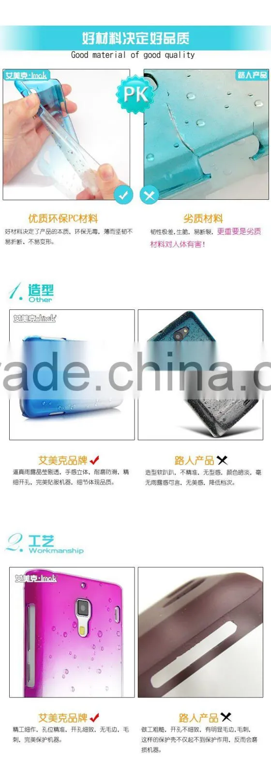Tablet shell /for ipad air IMAK colorful raindrop case