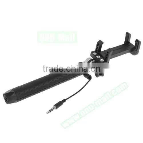Portable Folding Extendable Selfie Stick with Sync LED Flash Light, Mini Monopod Selfie Stick for Smartphones