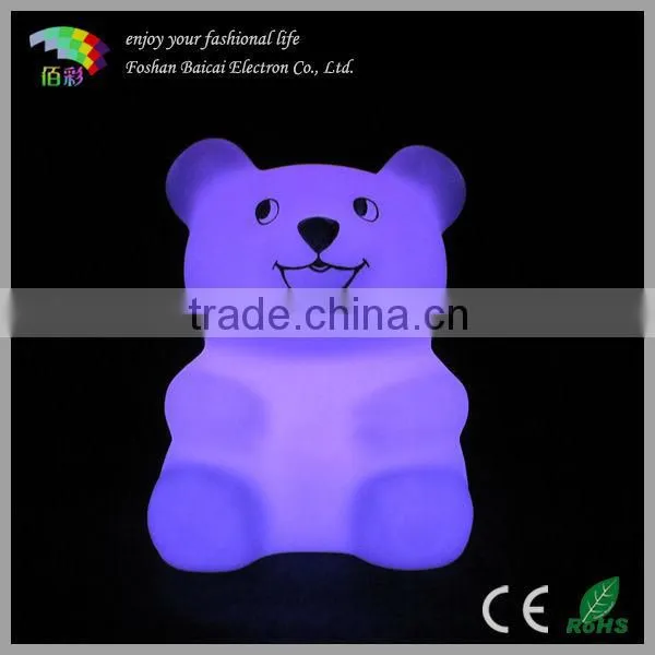 Rechargeable battery color changing cordless led table lamp