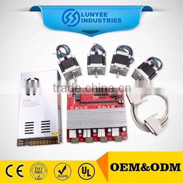 CNC kit 4Axis Stepper Driver TB6560 +290OZ-IN 76MM nema23 motor for router