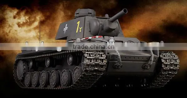 Pz.753(r) German Captured Grey Airsoft BB VS RC 1/24 Battle Tank