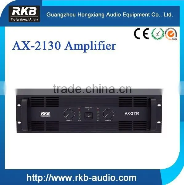 AX-2130 two channel high power amplifier