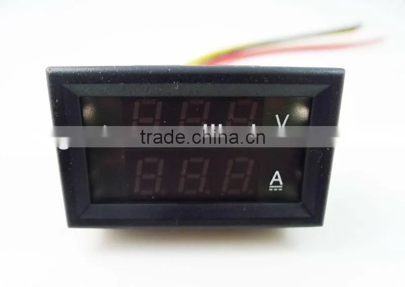 DC 4.5-30V 5A blue red digital dc voltmeter and ammeter
