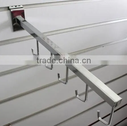 Slatwall waterfall arm small J hooks