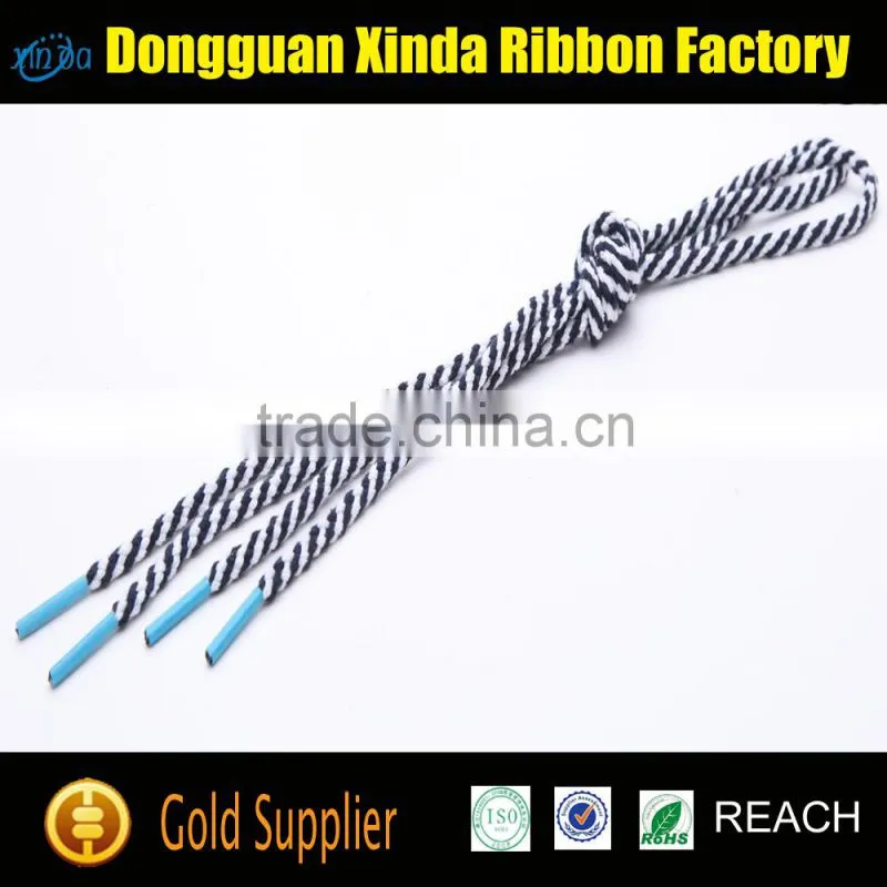 Round Shoelaces factory Plastic Tips Round Shoelaces