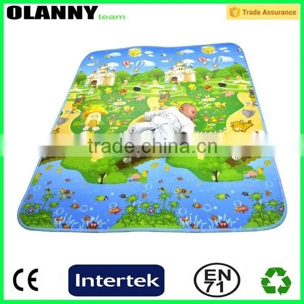 made in china PE+EPE foam colorful play mat