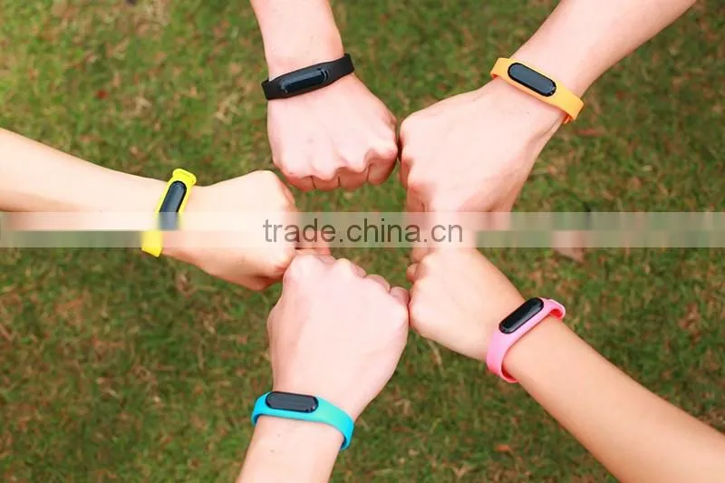 China cheap low energy waterproof smart bracelet pedometer intelligent wrist band fitness Customized Oem Silicone TPU Wristband