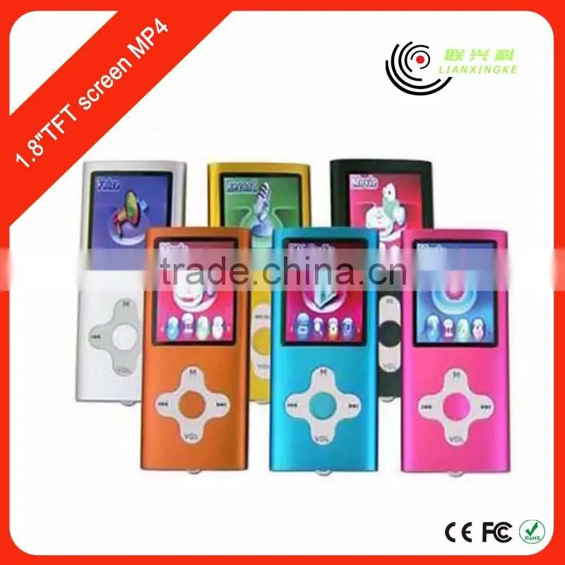 Without memory 1.8"TFT screen hindi movies video songs mp4 player Support TF card