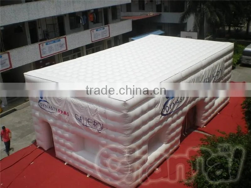 Large inflatable outdoor event tent for sale, inflatable cube tent