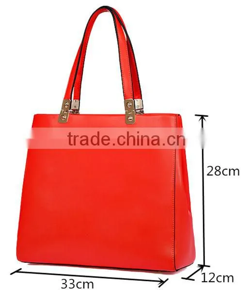 Tote leather bags woman lady handbag fashion genuine leather handbag