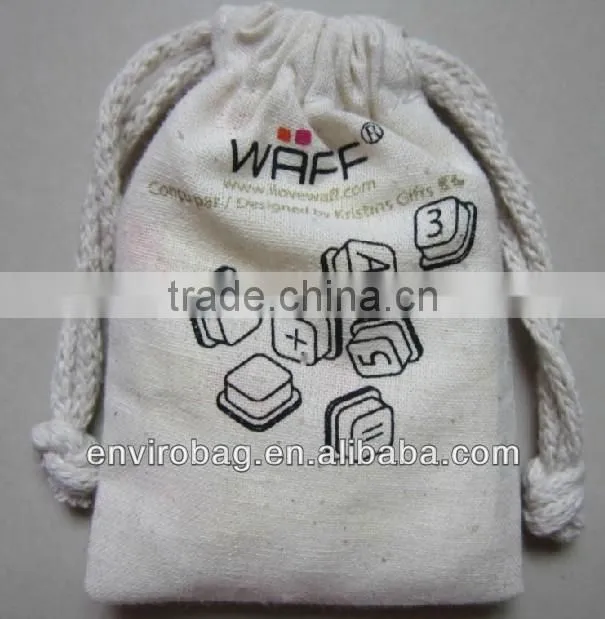 Customized Cotton Drawstring Shoe Bag