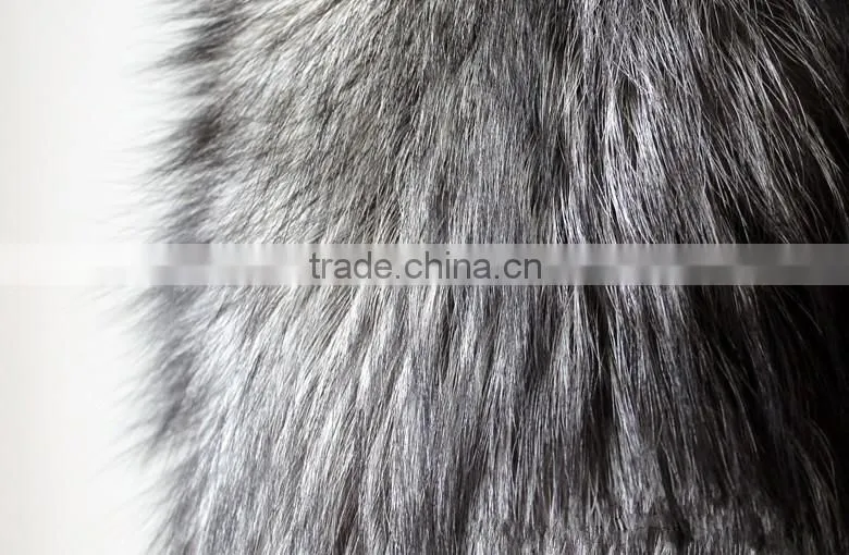 Real Fur Trim / Wholesale Raccoon Fur Trim / Detachable Raccoon Fur Collar
