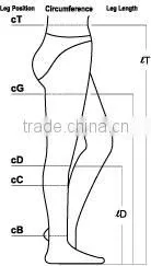 A8-003 Classic Under Knee Open Toes Medical Compression Stocking
