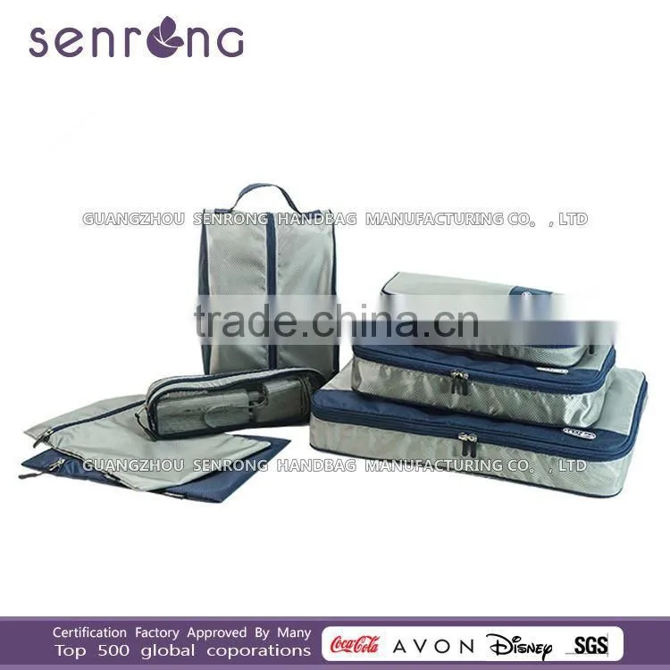 custom all kinds of packing cubes/Travel Cube Organizer leather travel bag