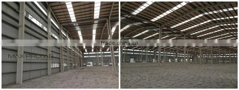 Facotry two story steel structure warehouse for sale