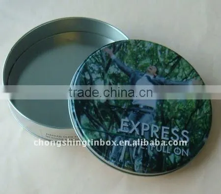 Round CD tin box price
