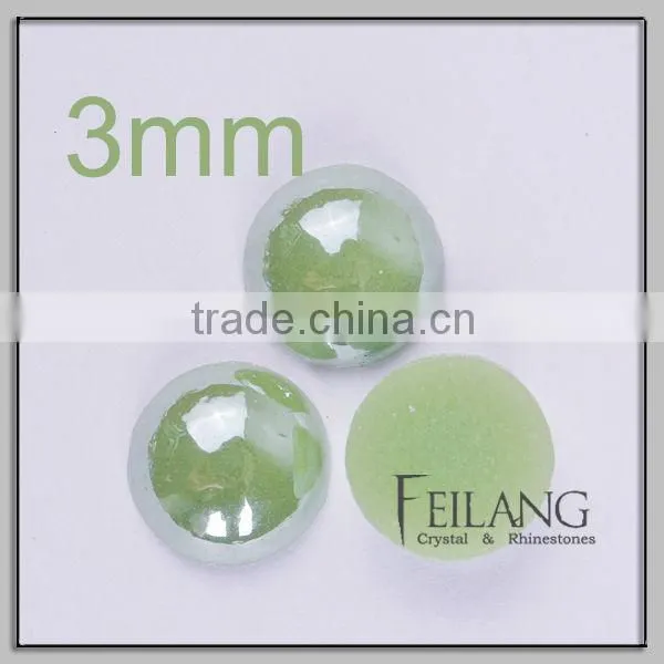 Feilang hot sale new style ceramic hotfix stone for nail art
