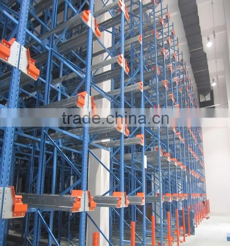 High Density Radio Shuttle Drive-in Metal Storage Racking