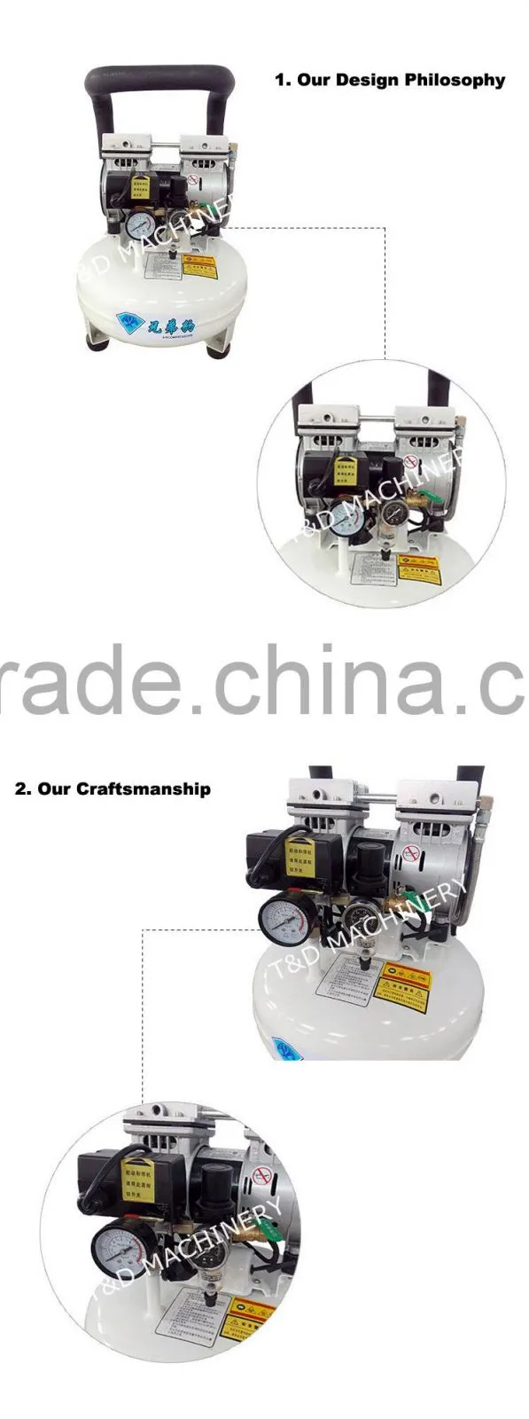 small dental silent air compressor spare parts