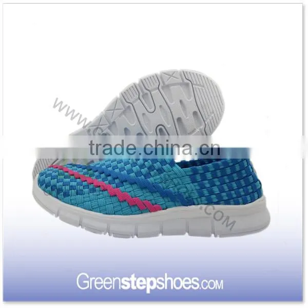 Multicolor Handmade Elastic Woven Shoes Men