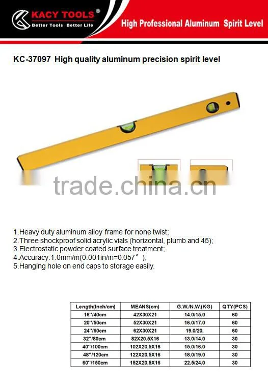 hot 2015 new aluminum building construction tools