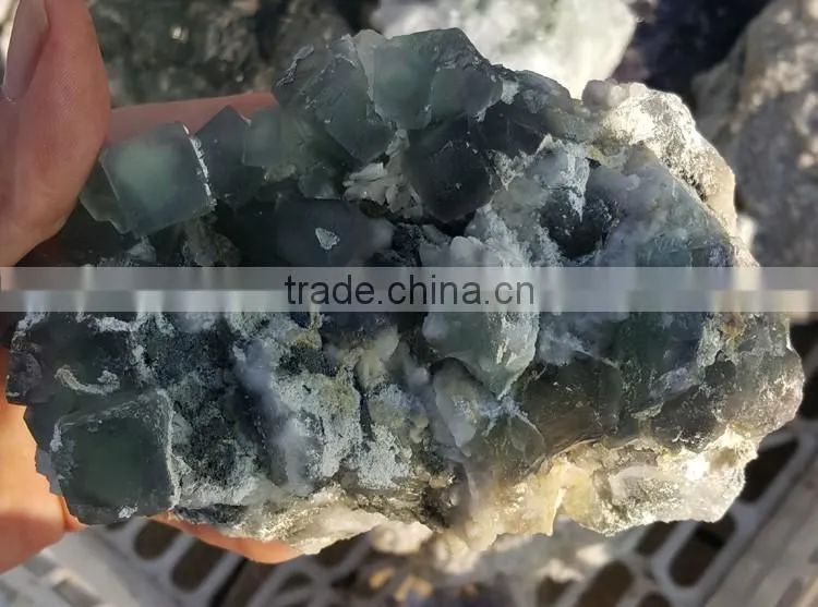 Wholesale Beautiful Purple and Green Fluorite Crystal Specimen for Decoration