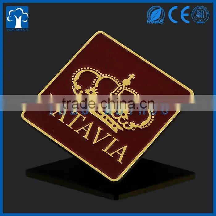 custom engrave metal car decoration