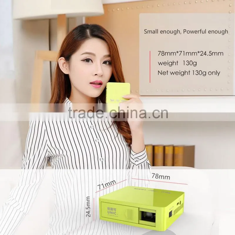 2016 Hottest UC50 Mini DLP Projector HD 1080P 800Lumens 854*480 Mini LED Projector