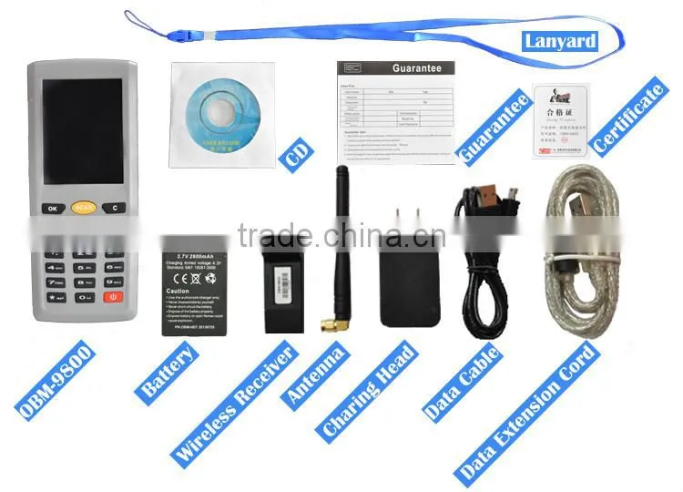 Wireless Laser Portable Barcode Data Collector Handheld Inventory Barcode Scanner