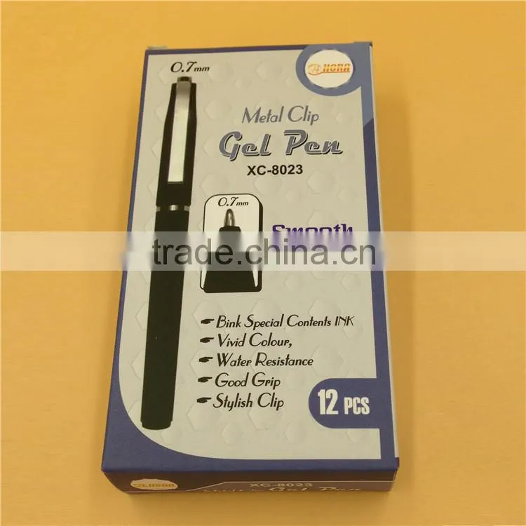 cheap high quality 12 pack gel ink pen set(G-137)