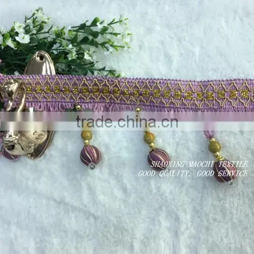 wholesale curtain tassel fringes for home textile accessory