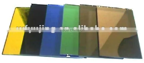 bronze reflective glass for building window