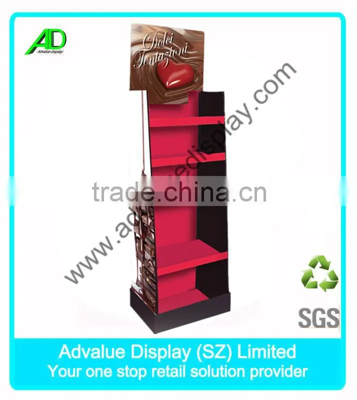 Environmental Cardboard Fruit and Vegetable Display Stand Supermarket Vegetable and Fruit Display Shelf