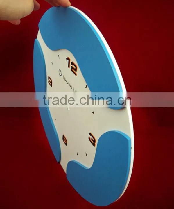 Plexiglass wall clock
