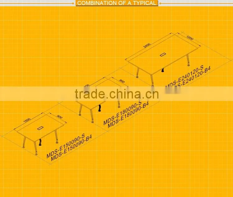 Office Desks Specific Use and Glass Material Conference table