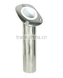 316 Stainless Steel cap Flush Mount Rod Holders 15,30 ,90 degree