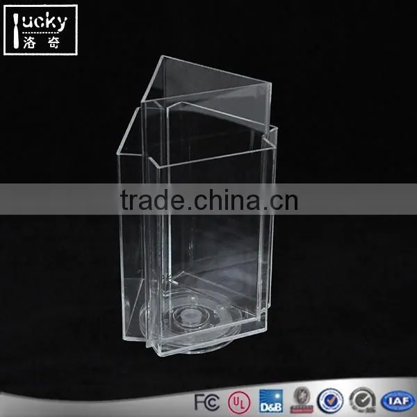 Acrylic Advertising Brochure Rotating acrylic hotel brochure holder