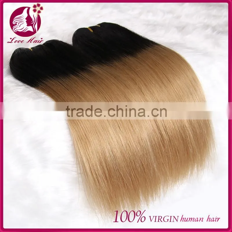 Alibaba express wholesale grade 7a virgin peruvian colored two tone human hair weave bundles overnight shipping