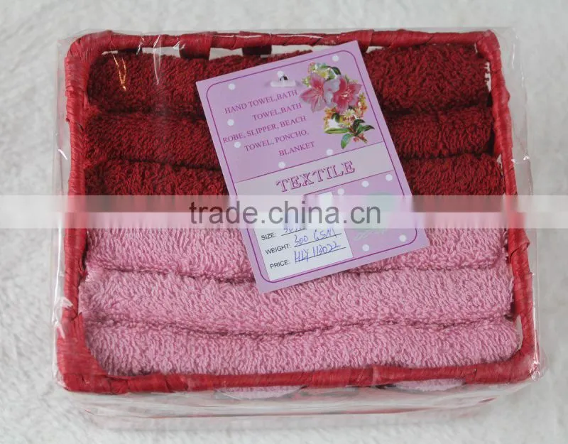 New spring lovely terry cotton basket towel,gift towel,face towel