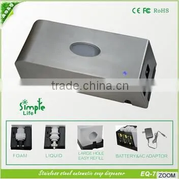 wholesale stainless steel foaming soap dispenser, cheap 1000ml liquid sanitizer dispenser, sensor touchless sanitizer dispenser