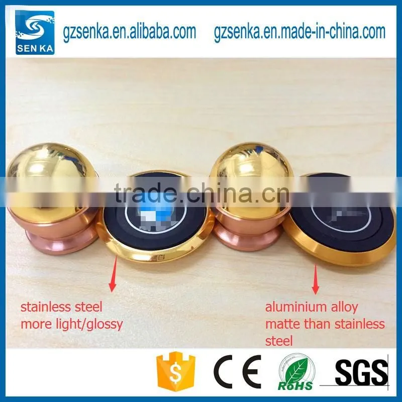 new premium aluminium alloy magnetic phone car holder 360