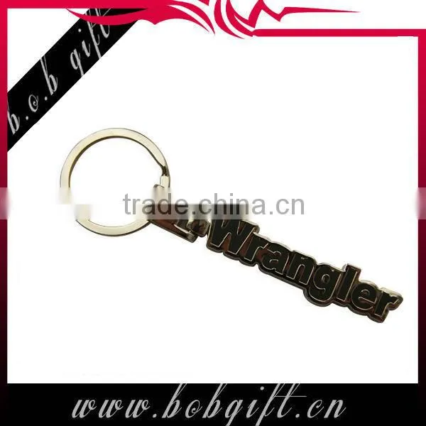 promotional metal trolley coin keyring/ wristband keychain