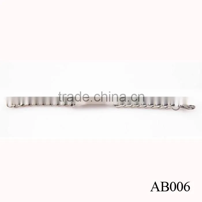 Stainless Steel Chain Charm Bracelet Leather Bracelet For Women/925 Silver Bracelet