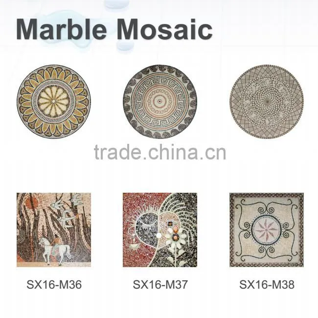 Bangladesh white marble mosaic tile with good price