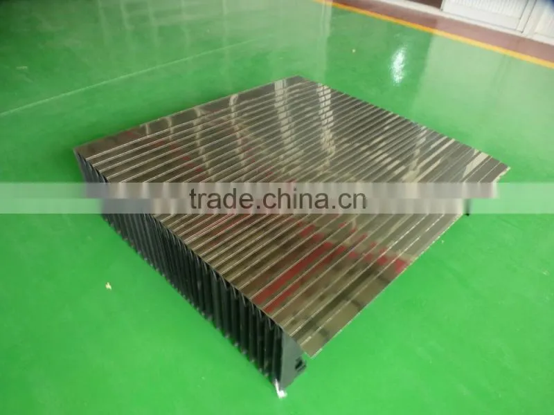 heat resistant flexible accordion stainless steel bellows clad cover
