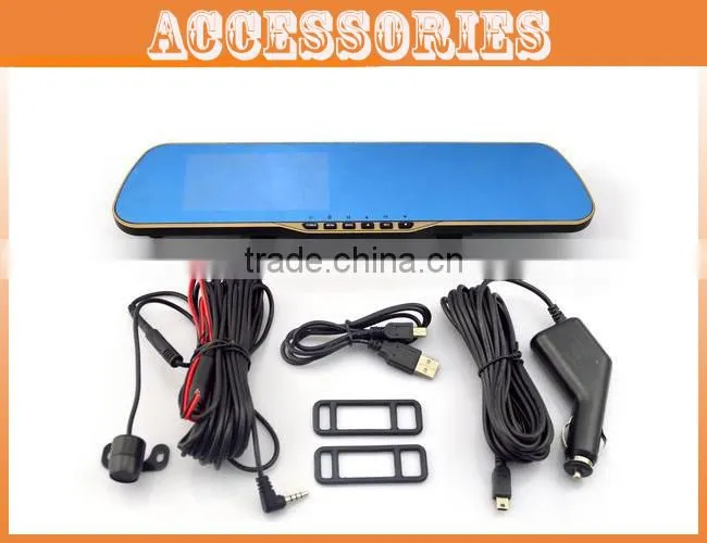 Generaplus rearview dash cam with parking monitor