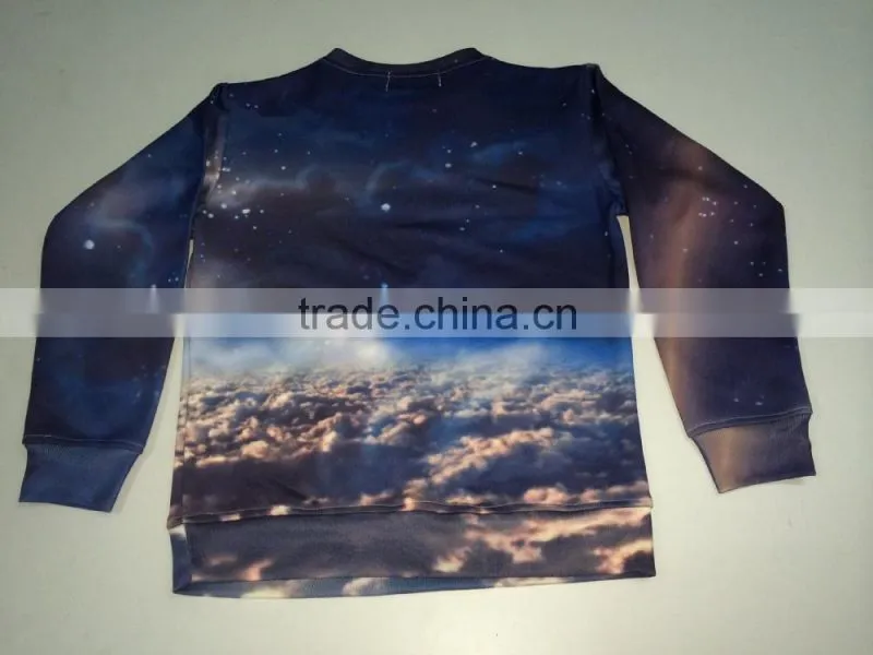 2015 all over printing crewneck sweatshirt