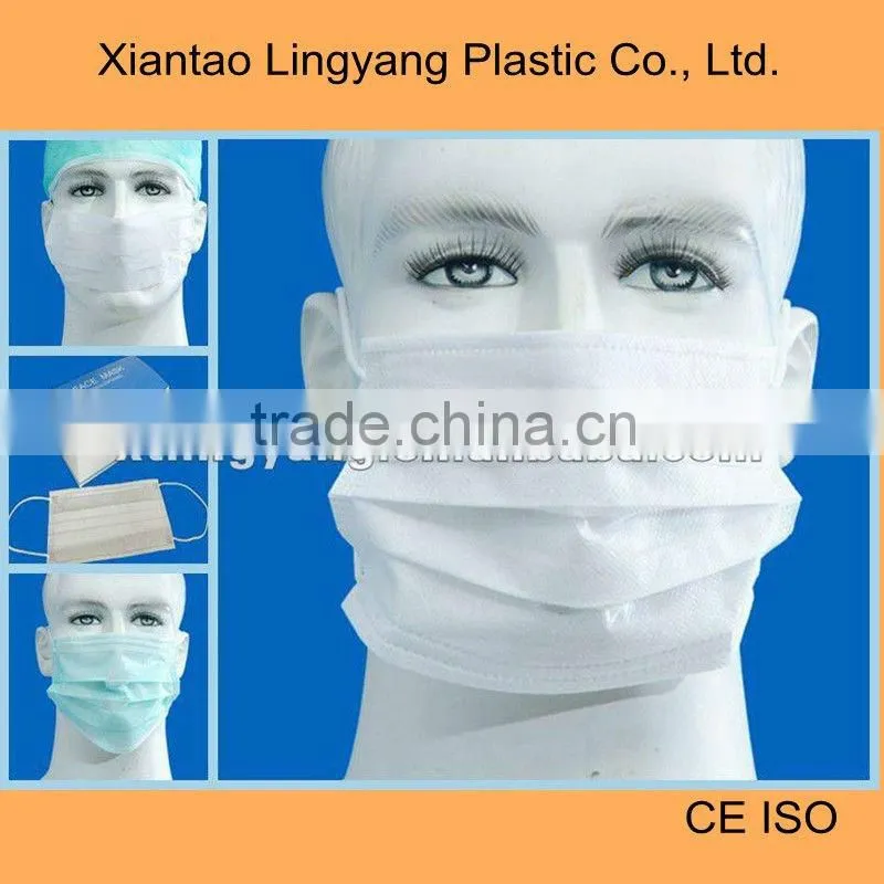 Disposable Surgical Face Mask For Preventing Surgical Wound Infection